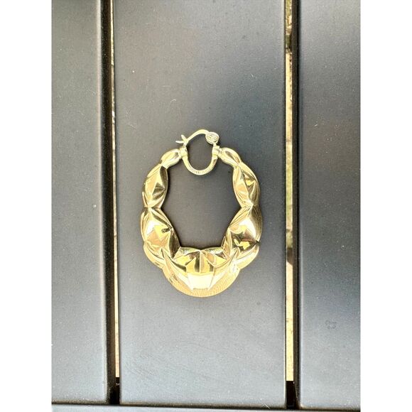 NWOT Sister Love Mee's Dawg's Single Hoop Earring Size 60mm Diameter ONLY 1 Hoop - Picture 5 of 6